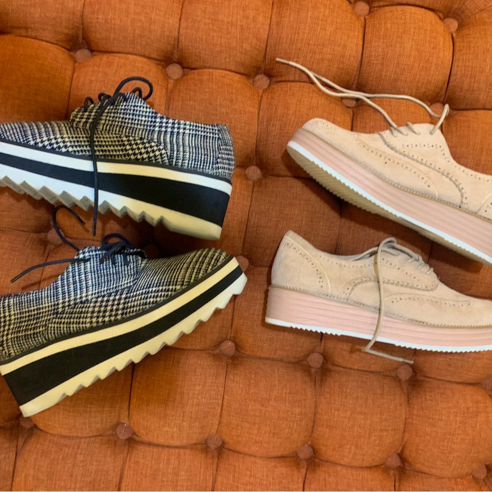 Lot of Platform Oxfords